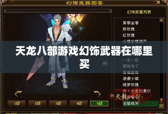 天龙八部游戏幻饰武器在哪里买