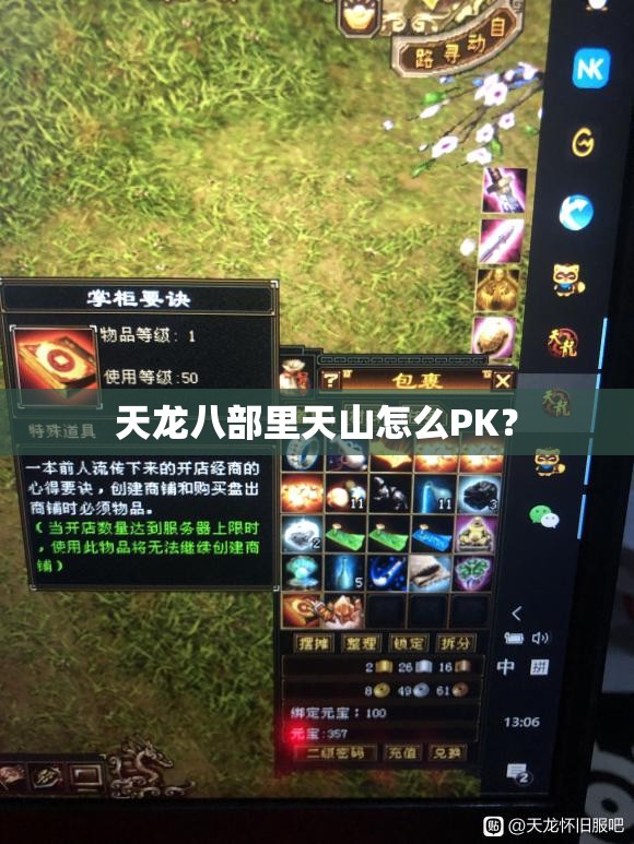 天龙八部里天山怎么PK？